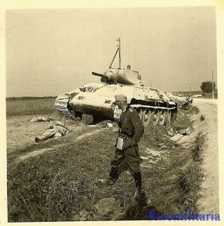 Sad Wehrmacht Officer Looks Over Kia Russian Tankers By Ko 