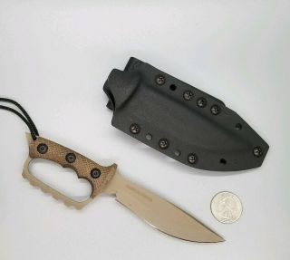 Treeman Knives Miniature Bowie Knife 22 Rare 4 " Blade Knife &