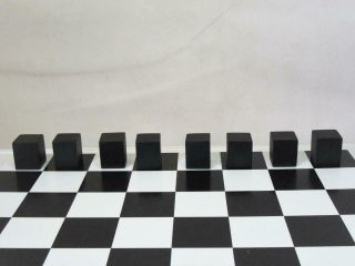 VINTAGE MODERN DESIGN CHESS SET ENGLISH BY HABITAT AND ORIG BOARD 5