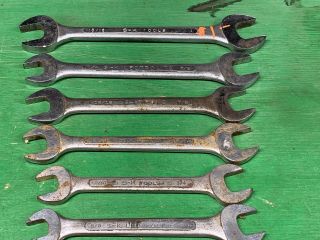 11 Piece SK TOOLS Vintage Open End Large Jumbo SAE Wrench Set USA 1/4 to 1” 3