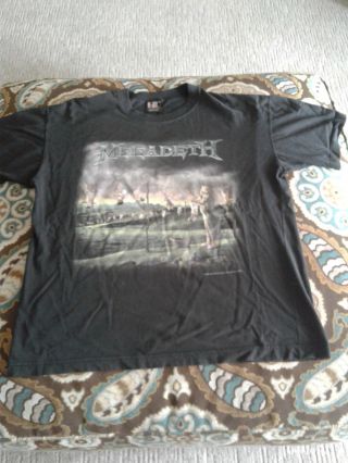 Vintage Megadeth Shirt Rare Slayer Metallica