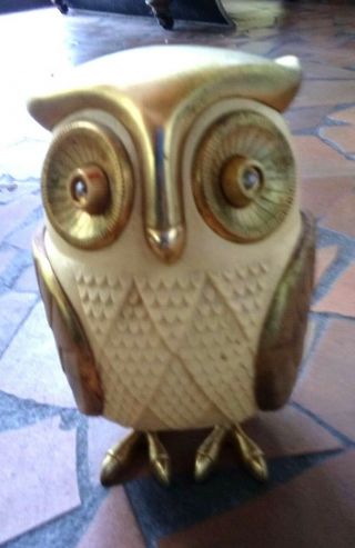 Antique 60s Old Eames Era Panton Midnight Owl Motif Art Deco Vintage Radio