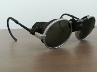 Vintage Alpina Everest Silver Glacier Sunglasses Made In Germany