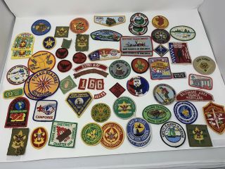 Vintage 1950s - 1990s 181 Boy Scout Patches Council Camporee Jamboree Merit Badges