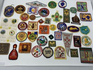 Vintage 1950s - 1990S 181 BOY SCOUT PATCHES COUNCIL Camporee Jamboree Merit badges 3