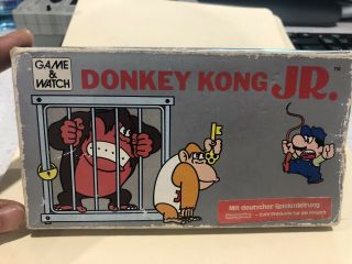 Vintage Old School Rare Nintendo Game & Watch Donkey Kong Jr Electronic Handheld