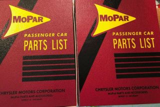 Vintage Mopar Parts Master Award Cocktail Glasses Vol.  I & Vol.  Ii Chrysler Hemi