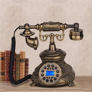 Telephone Landline Corded Phone Vintage Antique Style Old Fashioned