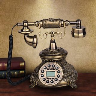 Telephone Landline Corded Phone Vintage Antique Style Old Fashioned 2