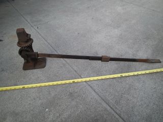 Vintage Antique Ford Screw Jack No.  16 3a Model T A Flip Top With Folding Handle