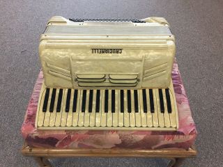 Crucianelli Vintage Accordion Pancordion - Pearl - Made In Italy