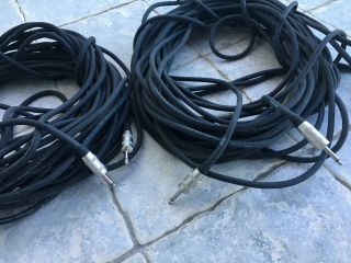 Vtg Commercial Series 12awg Speaker Cables 100 