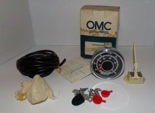 Vintage Johnson Evinrude Omc 172062 Speedometer - Nos