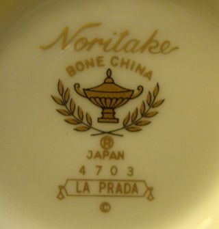 Vintage Twelve Five Piece Setting Noritake La Prada 4703 Dinnerware 5