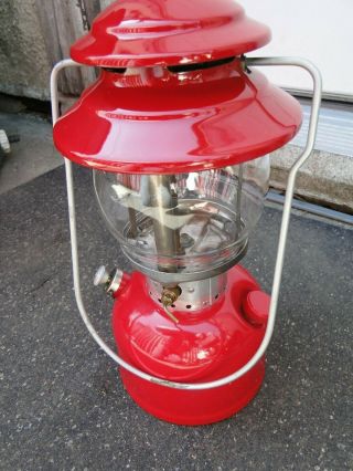 Vintage Coleman Red Lantern Model 200A Feb 1972 Very Good 4