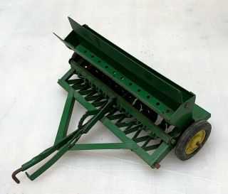 Vintage Ertl John Deere Grain Drill In Used/played With