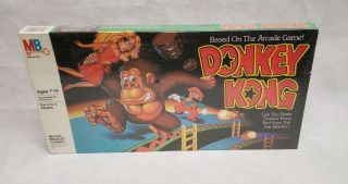 Vintage Rare Donkey Kong Board Game Milton Bradley 1982 Nintendo Nib 4203