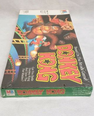 Vintage Rare DONKEY KONG BOARD GAME Milton Bradley 1982 Nintendo NIB 4203 2