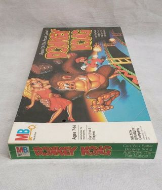 Vintage Rare DONKEY KONG BOARD GAME Milton Bradley 1982 Nintendo NIB 4203 3