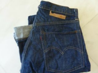 LEVIS 505 True Vintage 70 ' s Single Stitching W33 MADE IN USA TALON 42 Dark Denim 5