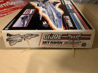 GI Joe 1989 MIB Factory Bags Night SKY RAVEN Gijoe Vintage RARE 3