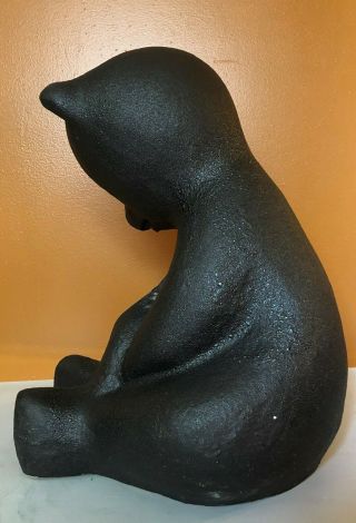 Rare Pigeon Forge Huge Bear Cub Statue Signed Dated 1980 3