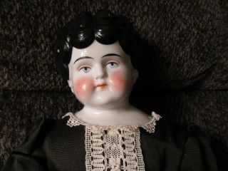 Antique German China Head 20 " Doll.  Beautifully Made.  Goddess Jade Dolls