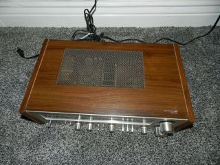 VINTAGE TECHNICS by PANASONIC AM/FM STEREO RECEIVER in FAUX WOOD CASE SA - 300 2