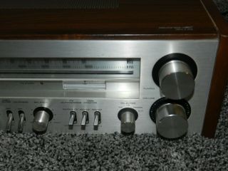 VINTAGE TECHNICS by PANASONIC AM/FM STEREO RECEIVER in FAUX WOOD CASE SA - 300 4