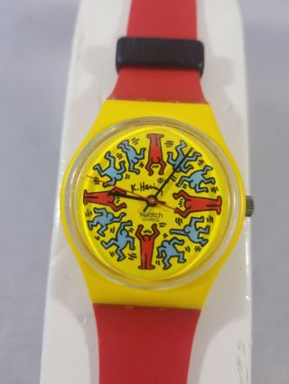 Rare Keith Haring Swatch watch 2