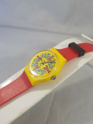 Rare Keith Haring Swatch watch 4