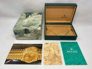 Vintage Rolex Submariner 16613 Watch Box Case 68.  00.  71 Booklet 0426285