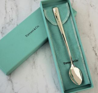 Tiffany & Co.  Vintage Sterling Silver Baby Feeding Spoon 6 1/8 Inches 33 Grams