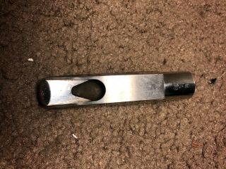 Berg Larsen Alto Saxophone Mouthpiece,  Vintage,  Silver,  Metal, 5