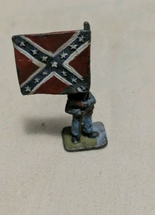 Vintage 1975 Civil War Confederate Painted Lead Soldier 1 3/4 "