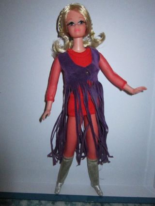 Vintage Barbie Live Action Pj Doll Mattel Mod