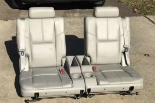✅ 2007 - 2014 Tahoe Yukon Suburban Oem Rare 3rd Row Upgrade Split Seats Leather ✅