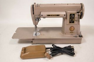 Vintage Singer 301A Electric Sewing Machine W/ Hard Case Heavy Duty 2