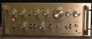 Vintage Pioneer Spec 1 Pro Rack Mount Stereo Pre - Amplifier Preamp Japan 1979 4