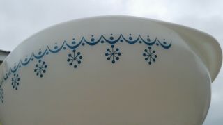 Pyrex Rare Snowflake Garland Ovenware 024 2 Qt Casserole Baking Dish With Lid 7