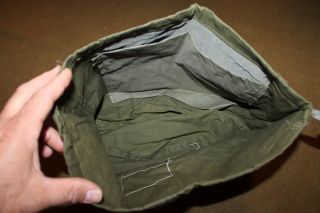 WW2 U.  S.  Army Soldiers WIA & KIA Personal Effects Bag,  Unissued 5