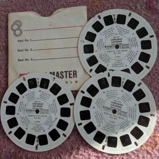Carlsbad Caverns View - Master Reels 3pk No Book Or Cover.  Perfect Colour.