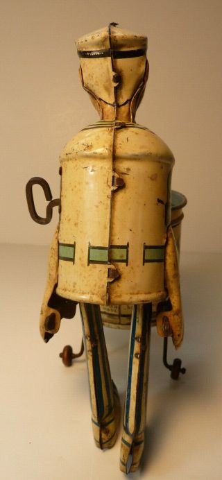 Vintage 1930 ' S MARX TIDY TIM Windup Tin Toy Great 4
