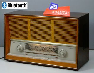 Vintage Tube Radio Saba Freudenstadt 15m Stereo - Made In Germany 1964