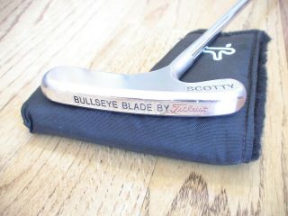 Scotty Cameron Titleist Bullseye Platinum Finish 35 " Blade Putter Rare Pga