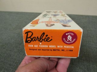 Vintage Barbie Doll Box Only 850 1959 Japan Blond Blonde