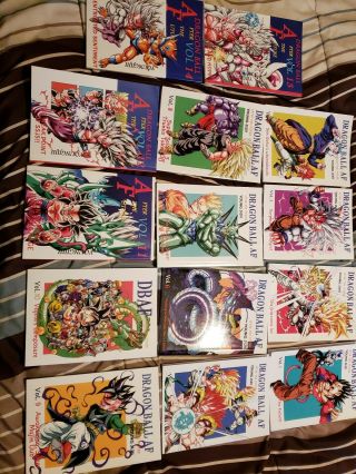 Dragon Ball Af English Volumes 1 - 14 By Young Jijii (rare,  Out Of Print)