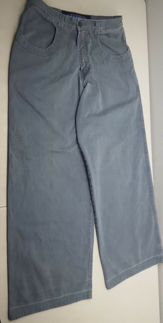 vintage 90s Jnco classic edition Grey Twin Cannon wide leg Jean 36w 32l USA Made 2