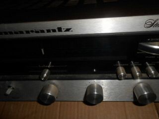 Vintage Marantz 2220B AM/FM Stereophonic Receiver Amplifier NEEDS LIGHTS 4