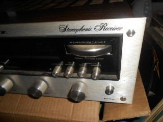 Vintage Marantz 2220B AM/FM Stereophonic Receiver Amplifier NEEDS LIGHTS 5